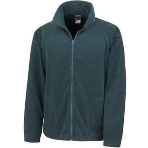 Result Core Mens Microfleece Jacket / Forest Green